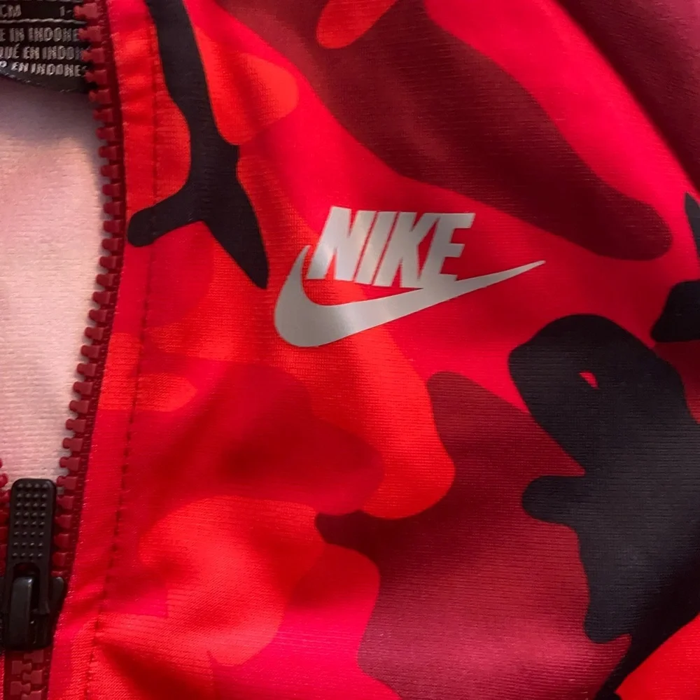 Nike Kids Red and Black Jacket